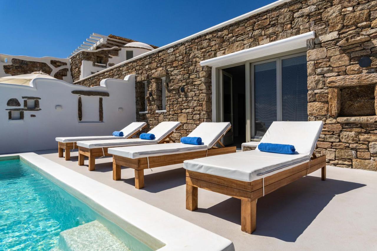 Mykonos Divino Lägenhet Tourlos Exteriör bild